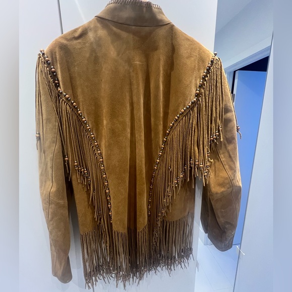 Y2K suede fringe jacket - Picture 3 of 5